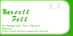 marcell pell business card